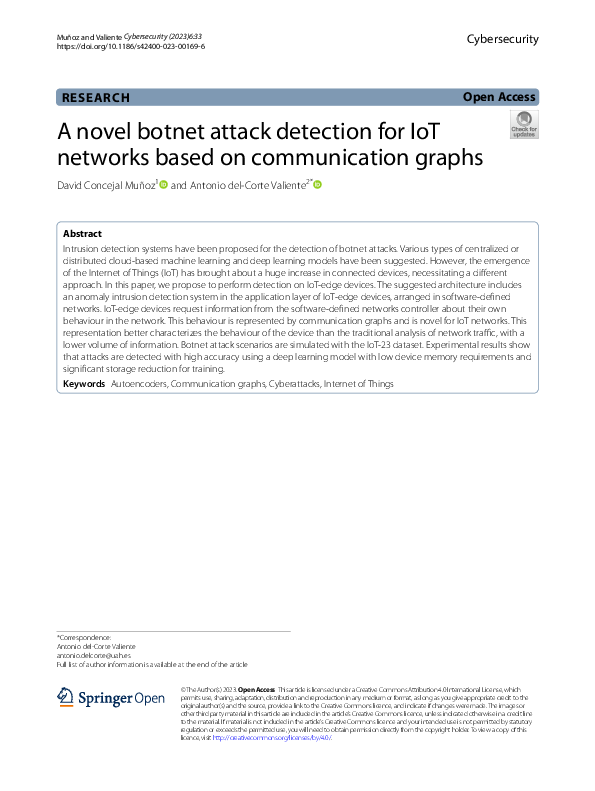 (PDF) A novel botnet attack detection for IoT networks based on ...