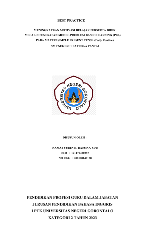 (PDF) Best Practice