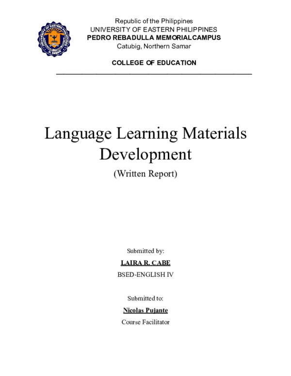 (DOC) Material-Development