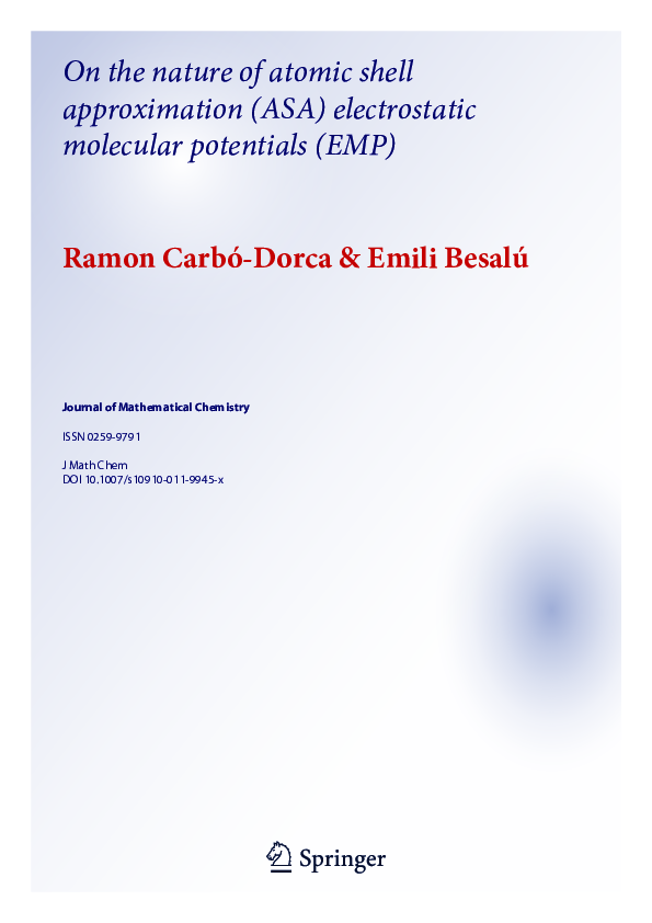 (PDF) On the nature of atomic shell approximation (ASA) electrostatic ...