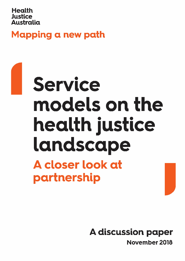 (PDF) Service models on the health justice landscape: a closer look at ...