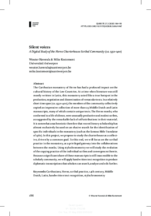 (PDF) Silent voices