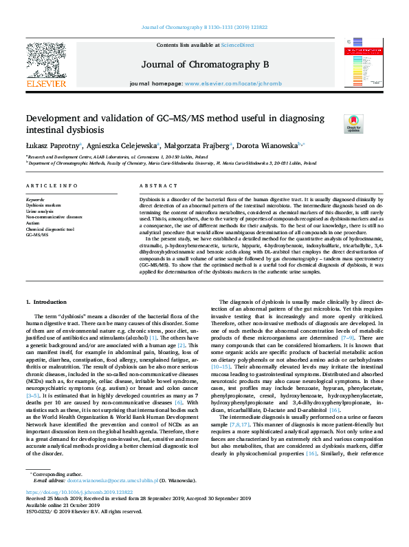 (PDF) Development and validation of GC–MS/MS method useful in ...