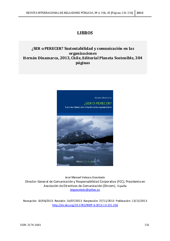 (PDF) Reseña del libro 