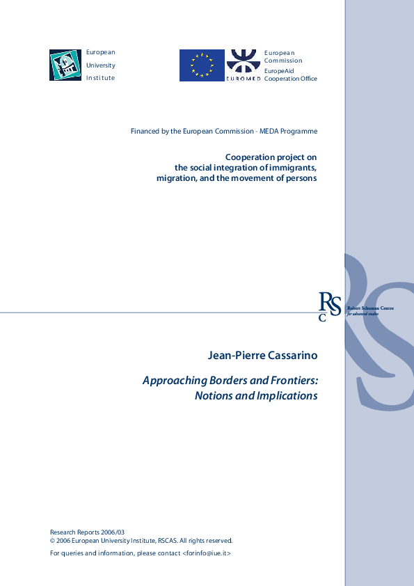 (PDF) Cooperation project on the social integration of immigrants ...