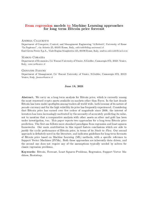 (PDF) From regression models to machine learning approaches for long ...