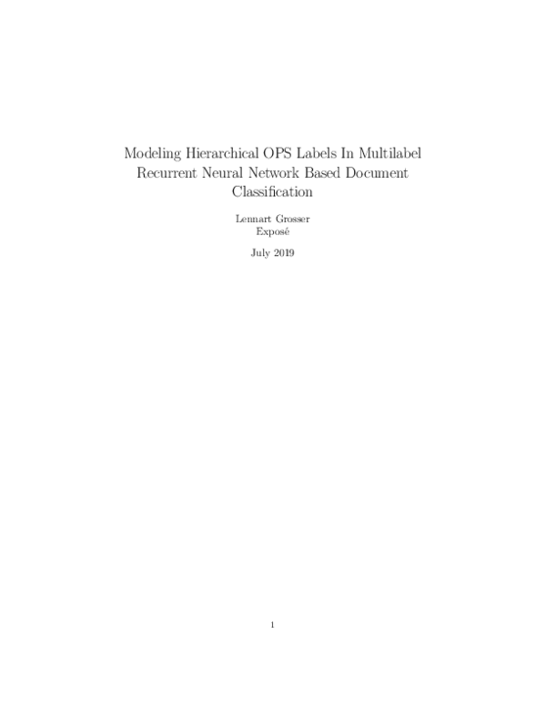 (PDF) Modeling Hierarchical OPS Labels In Multilabel Recurrent Neural ...