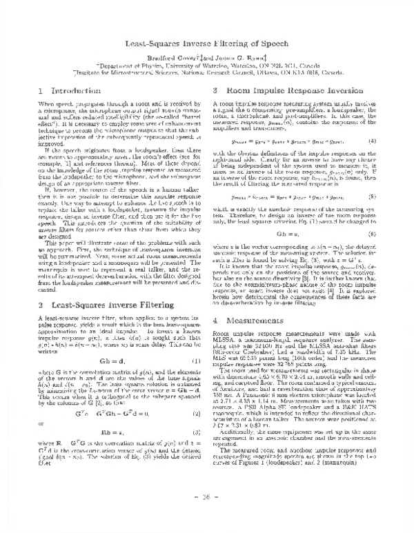 (PDF) Sound pickup in the presence of diffraction effects