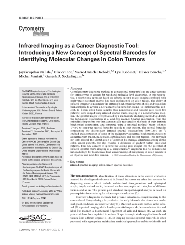 (PDF) Infrared imaging as a cancer diagnostic tool: Introducing a new ...