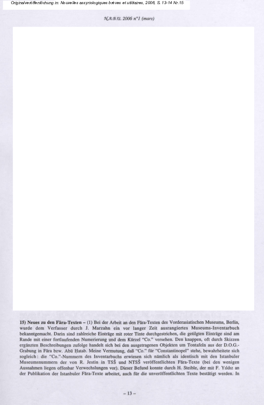 (PDF) Neues zu den Fara-Texten