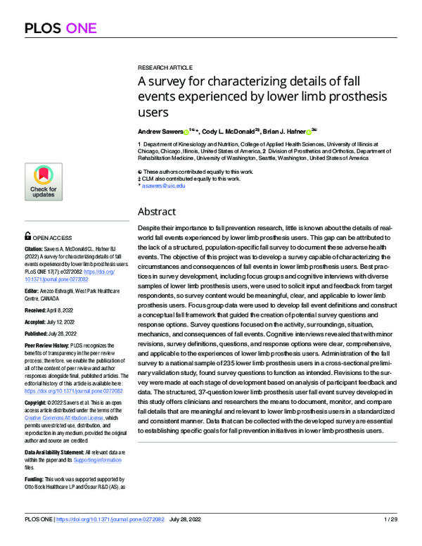 (PDF) A survey for characterizing details of fall events experienced by ...