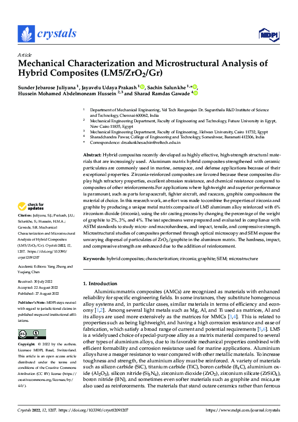 (PDF) Mechanical Characterization and Microstructural Analysis of ...