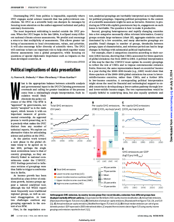 (PDF) Political implications of data presentation
