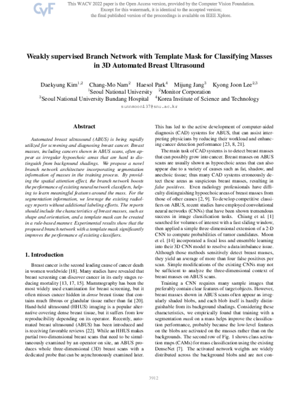 (PDF) Weakly supervised Branch Network with Template Mask for ...