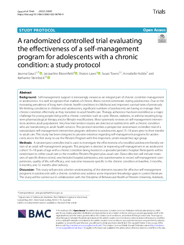 (PDF) A randomized controlled trial evaluating the effectiveness of a ...