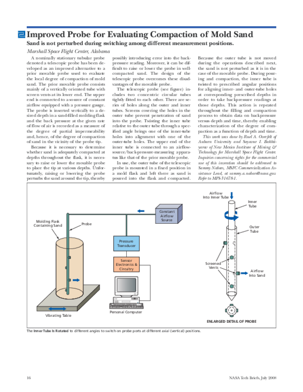 (PDF) Improved Probe for Evaluating Compaction of Mold Sand