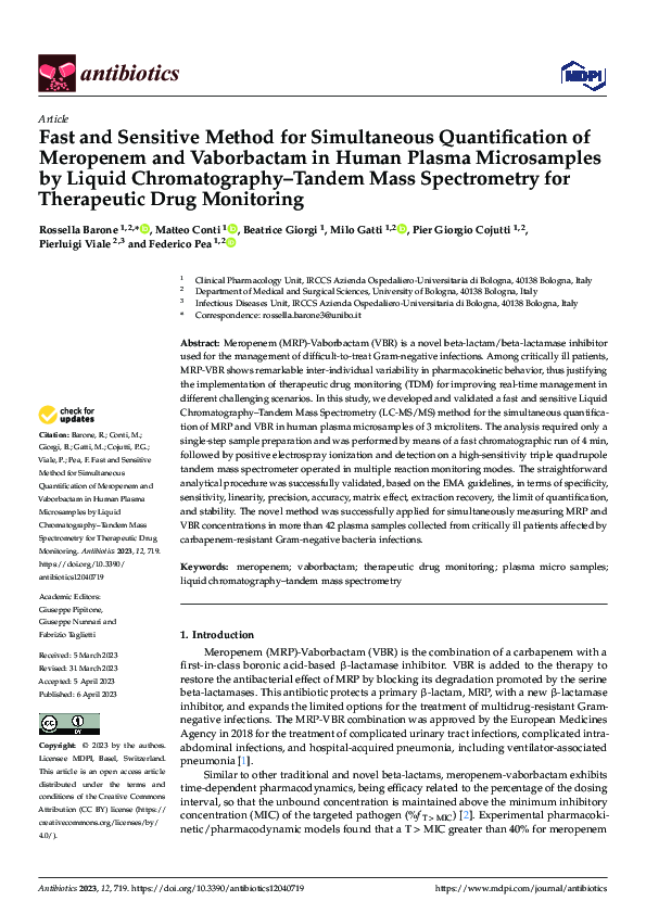 (PDF) Fast and Sensitive Method for Simultaneous Quantification of ...