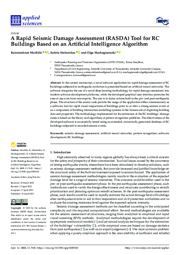 (PDF) A Rapid Seismic Damage Assessment (RASDA) Tool for RC Buildings ...