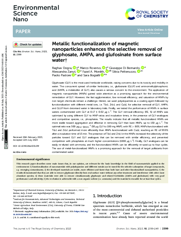 (PDF) Metallic functionalization of magnetic nanoparticles enhances the ...