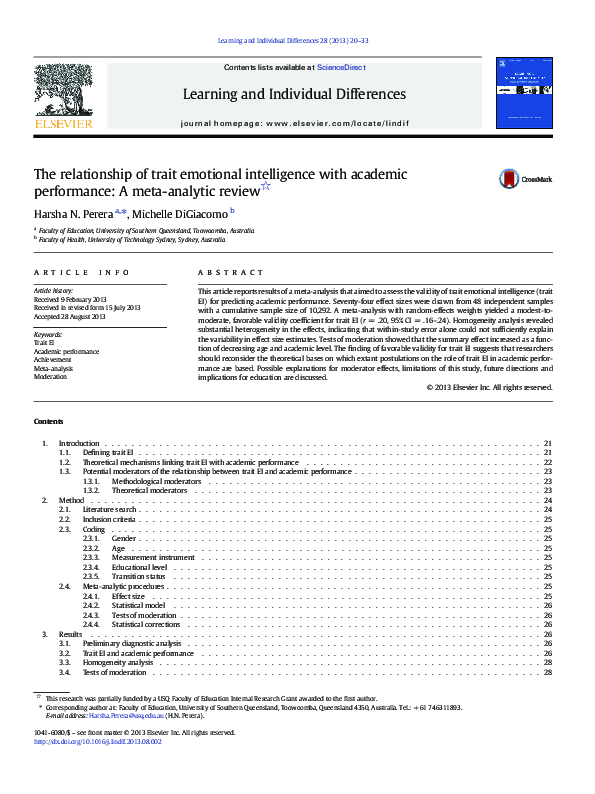 (PDF) The relationship of trait emotional intelligence with right-wing ...