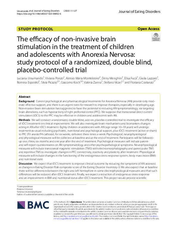 (PDF) The efficacy of non-invasive brain stimulation in the treatment ...