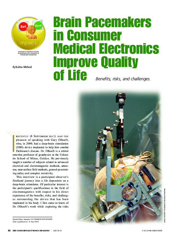 (PDF) Brain Pacemakers in Consumer Medical Electronics Improve Quality ...
