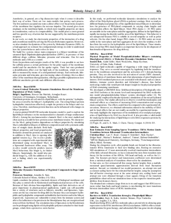 (PDF) Coarse-Grained Molecular Dynamics Simulations Reveal the Membrane ...