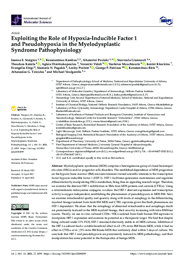 (PDF) Exploiting the Role of Hypoxia-Inducible Factor 1 and ...