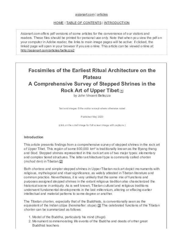 (PDF) Facsimiles of the Earliest Ritual Architecture on the Plateau A ...