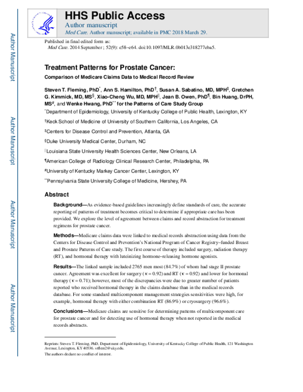 (PDF) Health Care Documentation Management in Hospital Conditions
