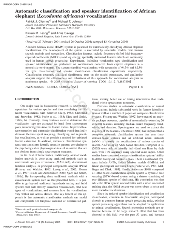 (PDF) Automatic type classification and speaker identification of ...