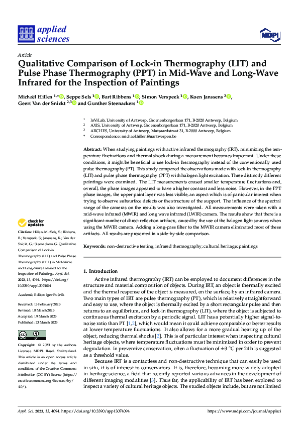 (PDF) Qualitative Comparison of Lock-in Thermography (LIT) and Pulse ...