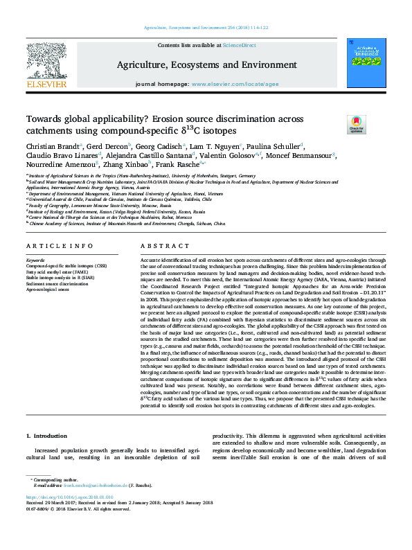 (PDF) Towards global applicability? Erosion source discrimination ...