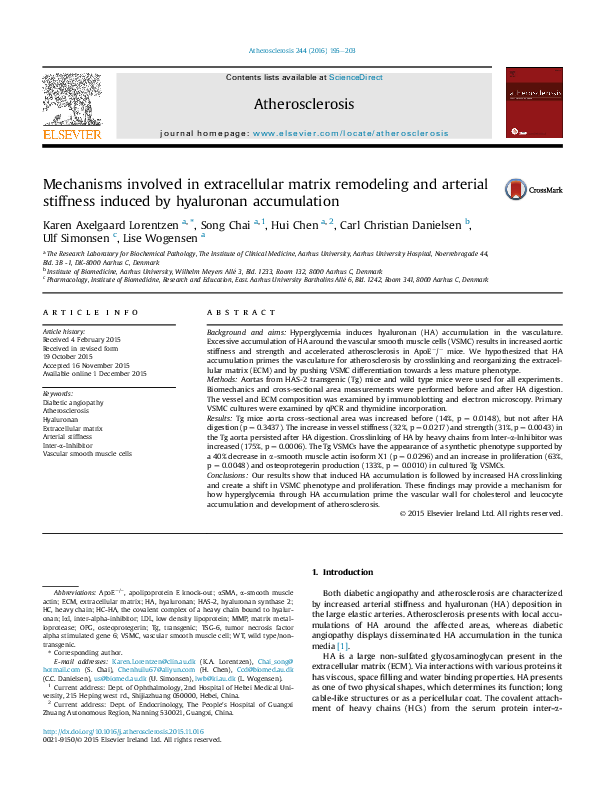 (PDF) Mechanisms involved in extracellular matrix remodeling and ...