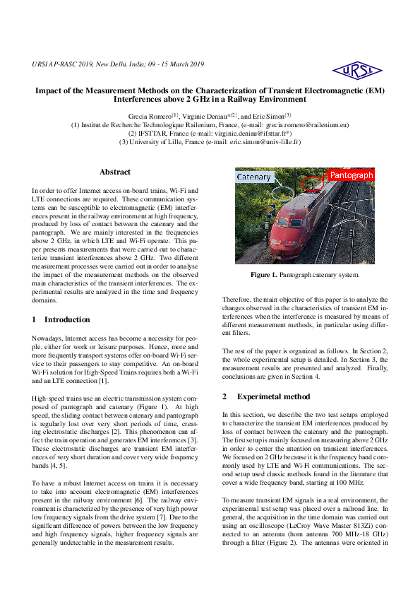 (PDF) Impact of the Measurement Methods on the Characterization of ...