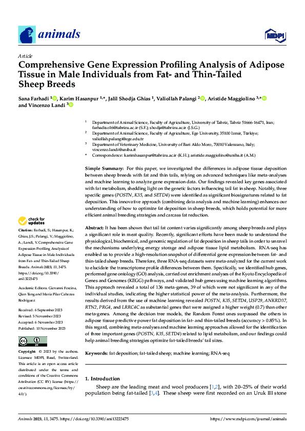 (PDF) Comprehensive Gene Expression Profiling Analysis of Adipose ...