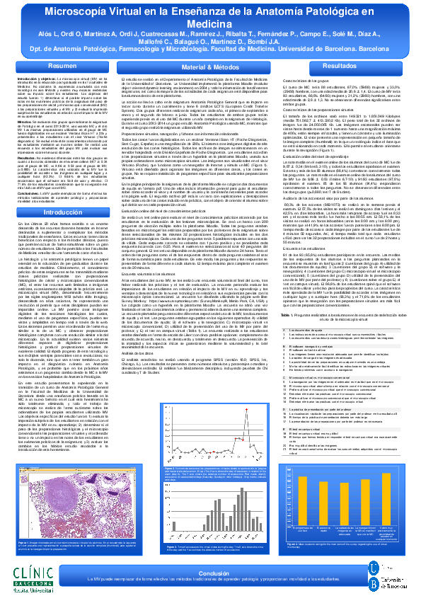 (PDF) Microscopía virtual en la enseñanza de la Anatomía Patológica en ...