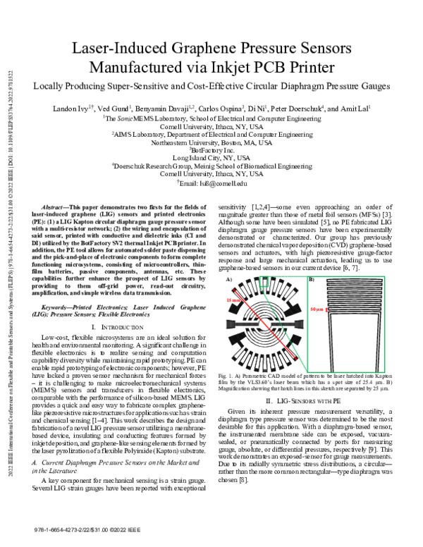 (PDF) Laser-Induced Graphene Pressure Sensors Manufactured via Inkjet ...