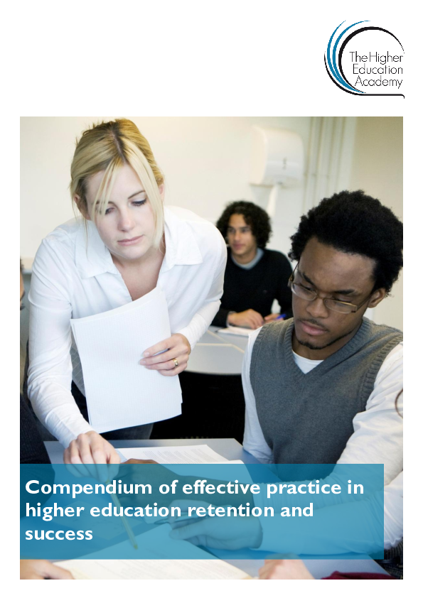 (PDF) Compendium of effective practice in higher education retention ...