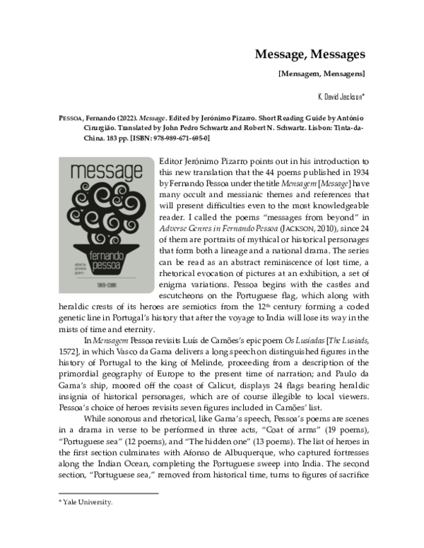 (PDF) Message, Messages