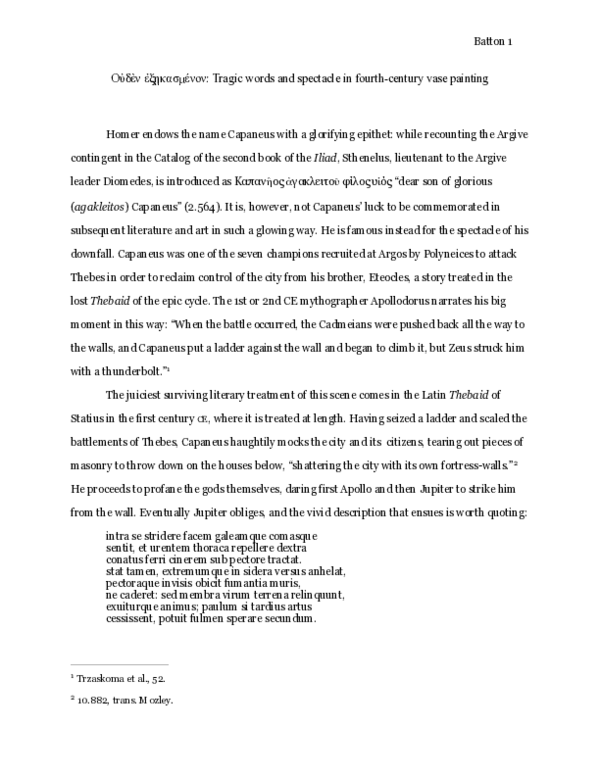 (PDF) Tragic words and spectacle in fourth-century vase painting