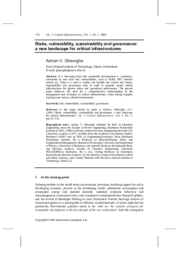 (PDF) Risk assessment of catastrophic failures in electric power ...