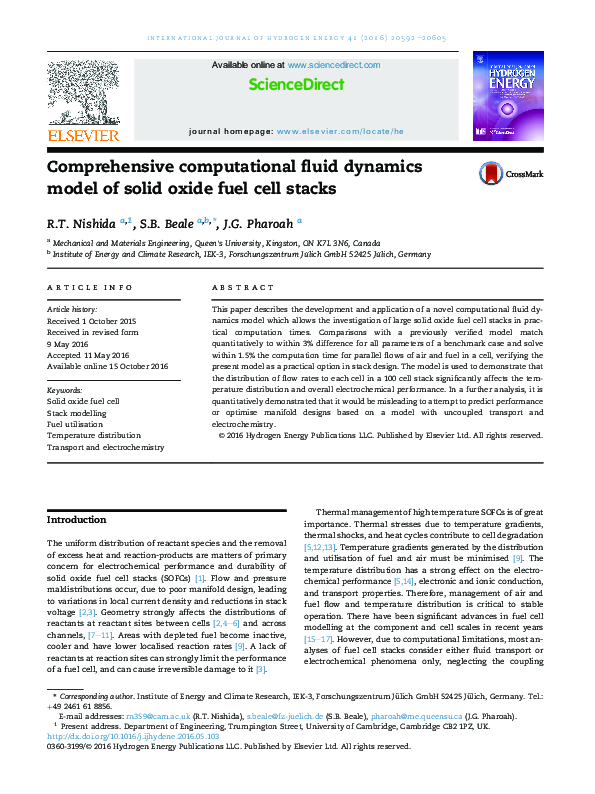 (PDF) A Comprehensive Computational Fluid Dynamics Modeling of Lithium ...