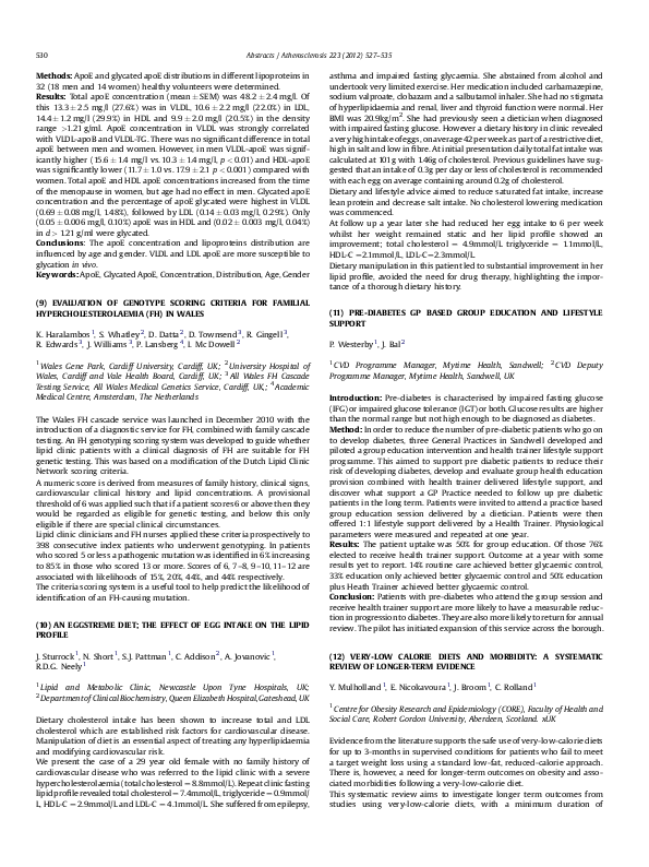 (PDF) (12) Very-low calorie diets and morbidity: a systematic review of ...