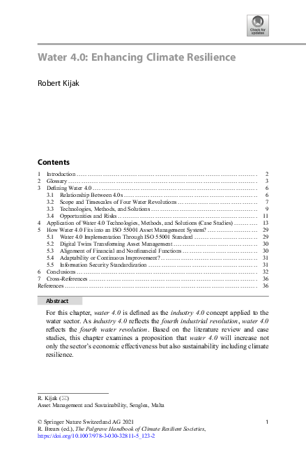 (PDF) Water 4.0: Enhancing Climate Resilience