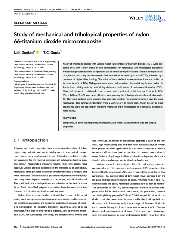 (PDF) Study of Mechanical and Tribological Properties of Abnt M2 Steel ...