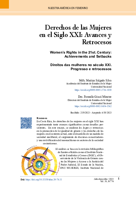 (PDF) Derechos de las Mujeres en el siglo XXI: Avances y Retrocesos