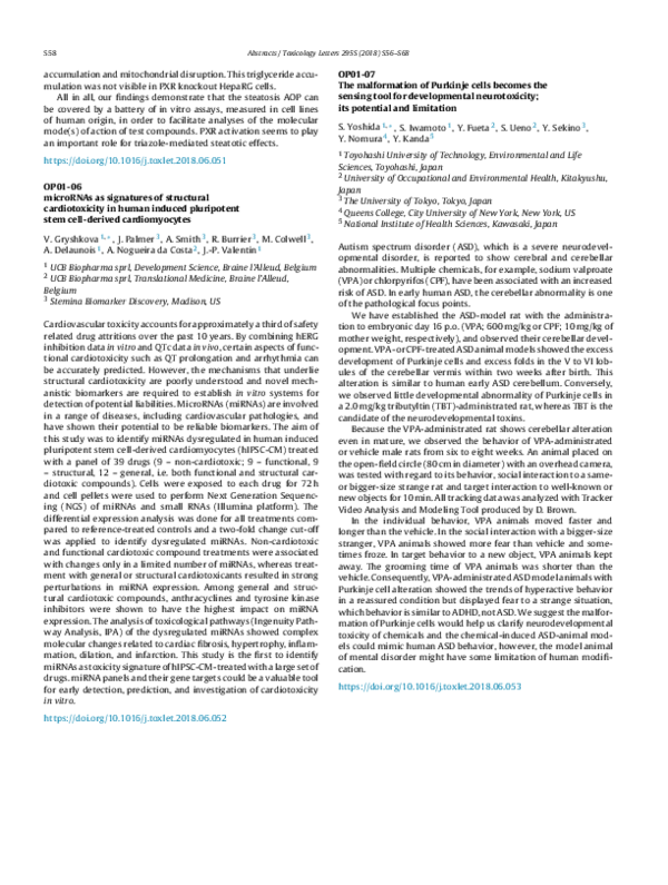 (PDF) The malformation of Purkinje cells becomes the sensing tool for ...