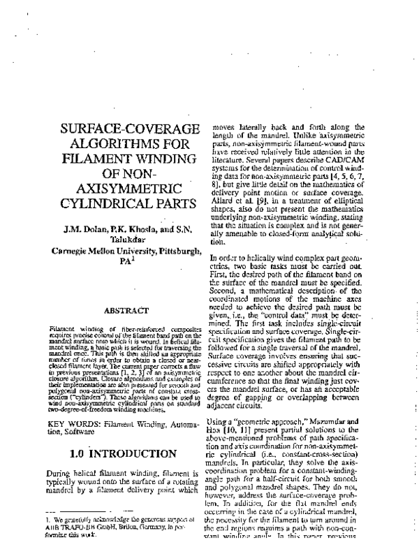 (PDF) Surface-Closure Algorithms for Filament Winding of Non ...
