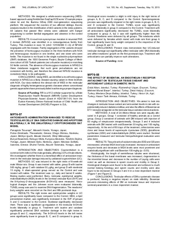 (PDF) MP76-08 the Effect of Bosentan, an ENDOTHELIN-1 Receptor ...